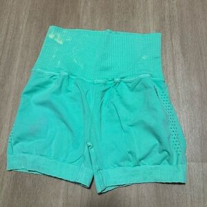 FP green hot shot bike shorts